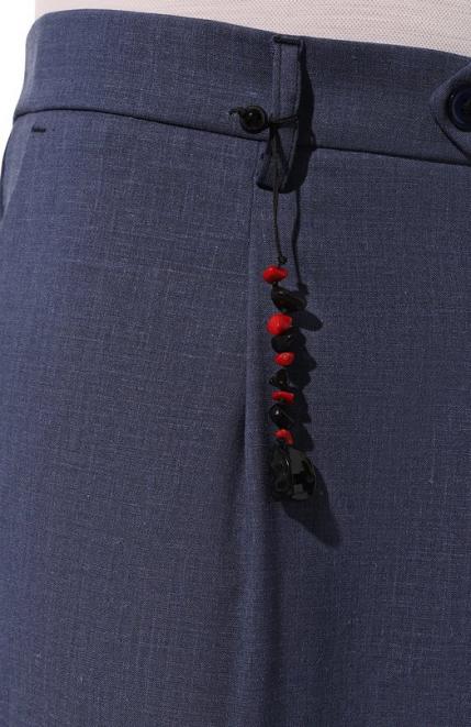 Брюки из шерсти и шелка MARCO PESCAROLO