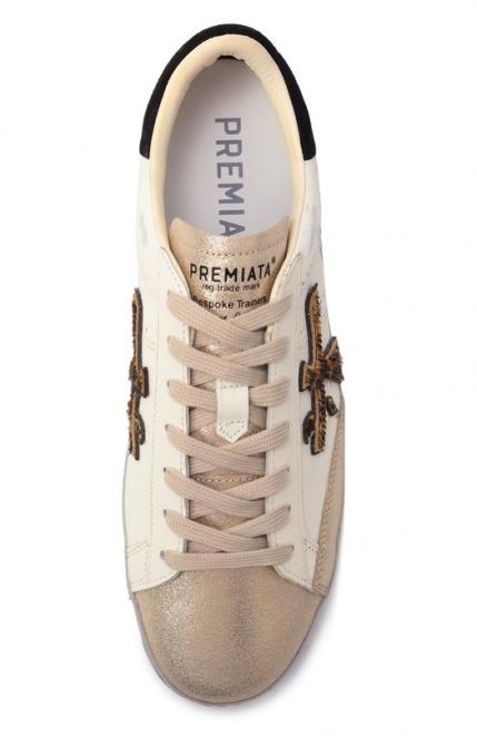 Кожаные кеды Steven-D Premiata