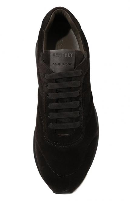 Замшевые кроссовки Earthly Corneliani