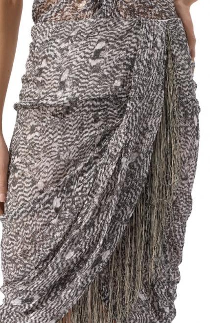 Юбка из вискозы и шелка ISABEL MARANT