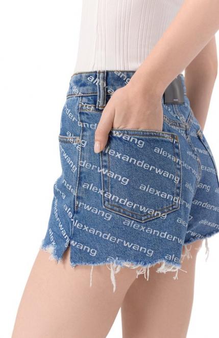Джинсовые шорты Alexander Wang
