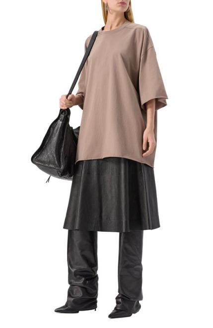 Кожаная юбка Balenciaga