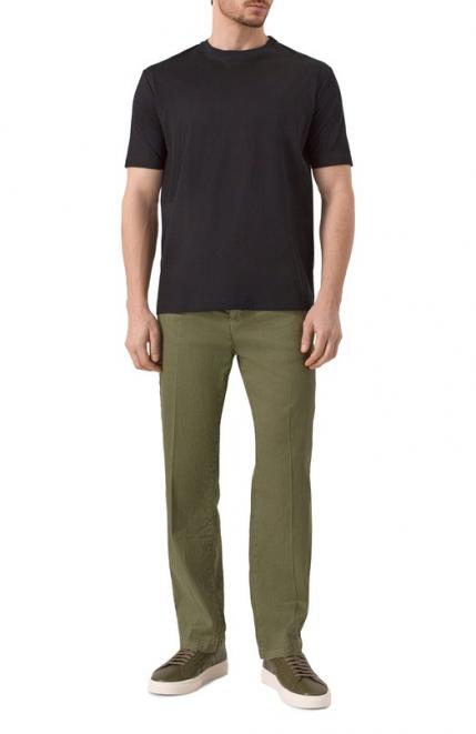 Хлопковая футболка KITON