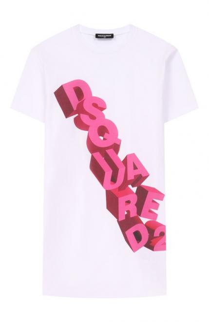 Хлопковое платье DSquared2