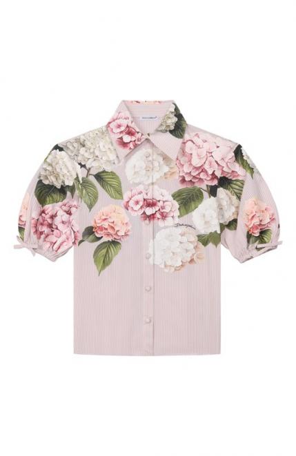 Хлопковая рубашка Dolce&Gabbana