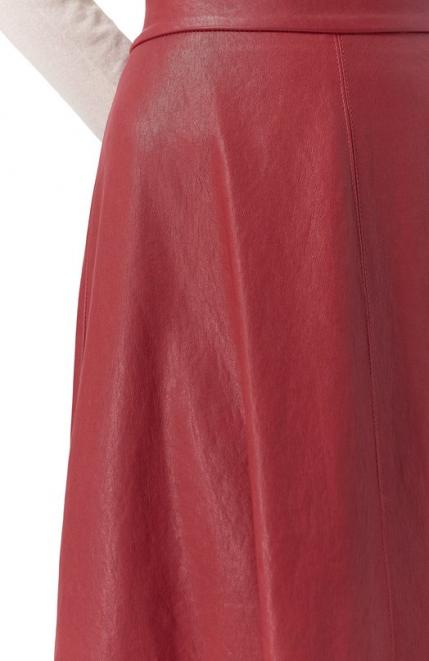 Кожаная юбка Brunello Cucinelli