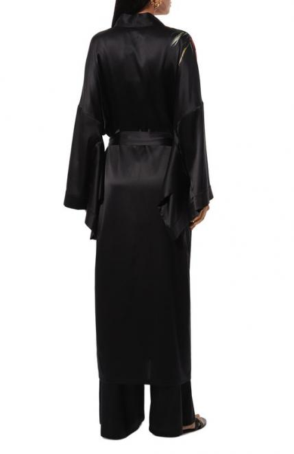 Шелковый халат YANINA