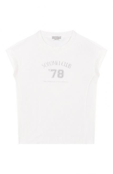 Хлопковая футболка Brunello Cucinelli