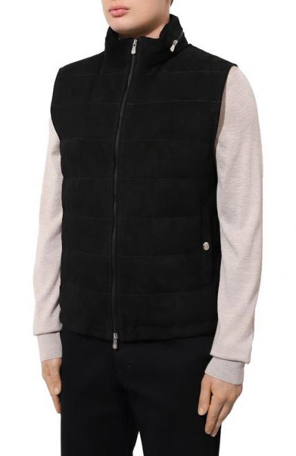 Замшевый жилет Brunello Cucinelli