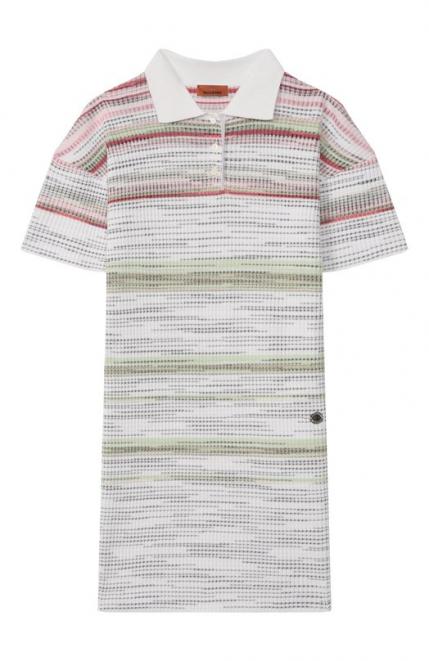 Платье из хлопка и вискозы Missoni