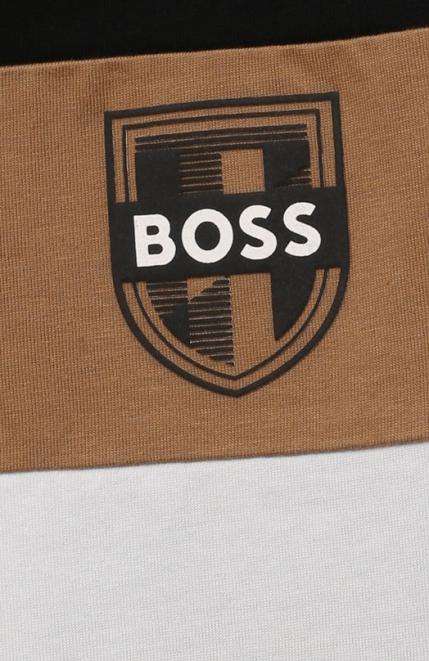 Хлопковая футболка BOSS