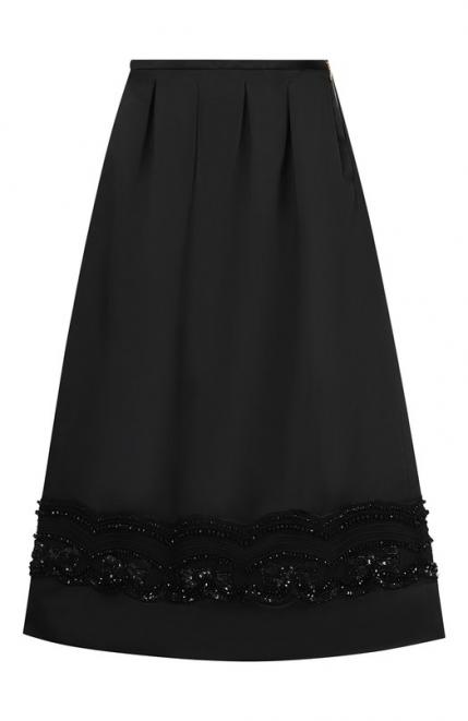 Юбка с отделкой пайетками Rochas