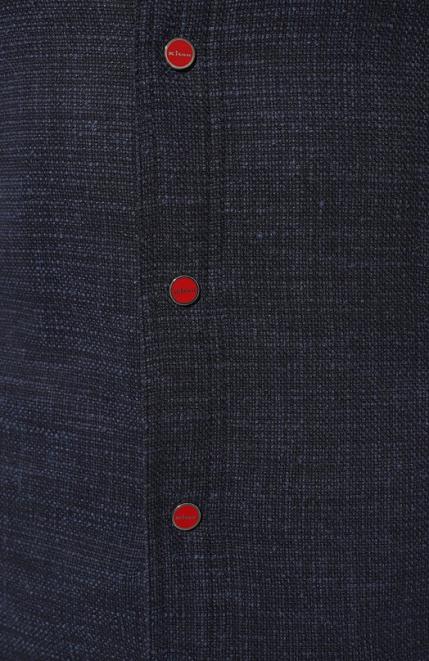 Рубашка из шерсти и шелка KITON