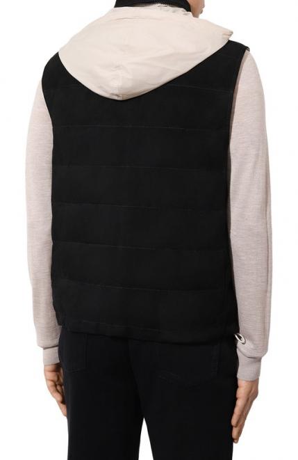 Замшевый жилет Brunello Cucinelli