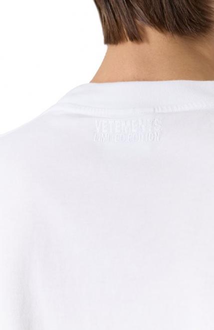 Хлопковая футболка Vetements