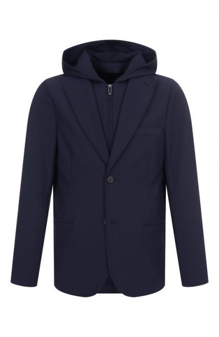 Однобортный пиджак Emporio Armani