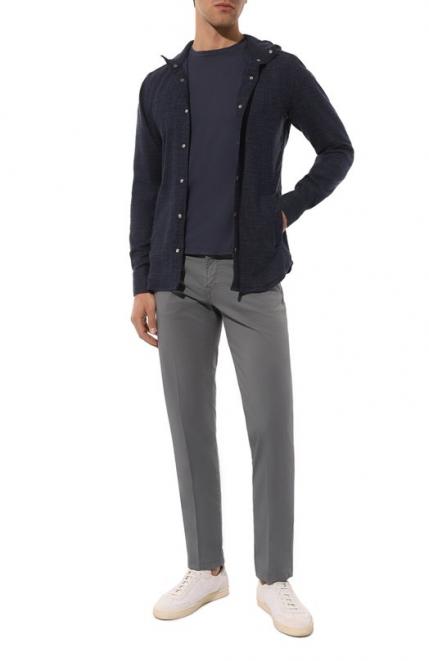 Рубашка из шерсти и шелка KITON