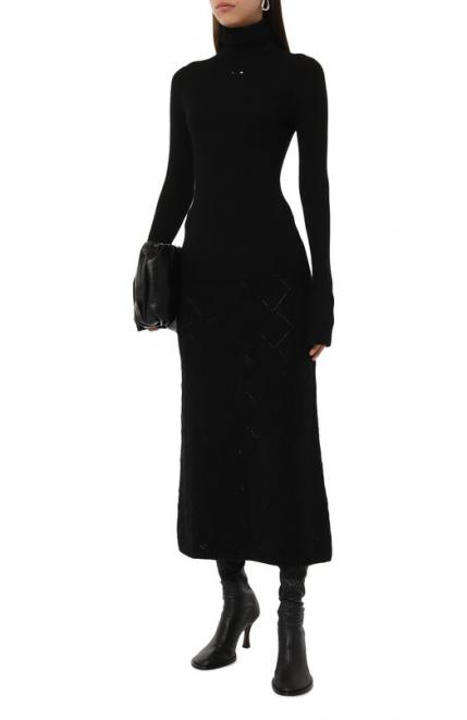 Юбка из шерсти и кашемира Elie Saab