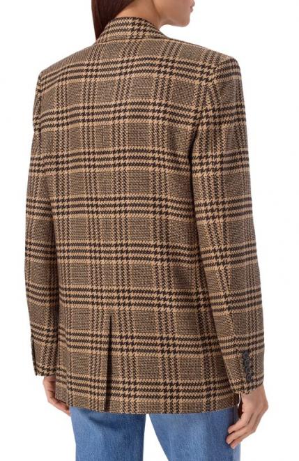 Жакет из шелка и кашемира Saint Laurent