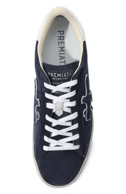 Замшевые кеды Steven Premiata