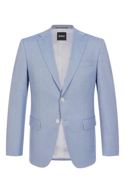 Пиджак из хлопка и вискозы BOSS