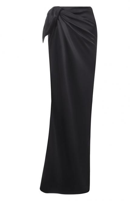 Атласная юбка Balenciaga