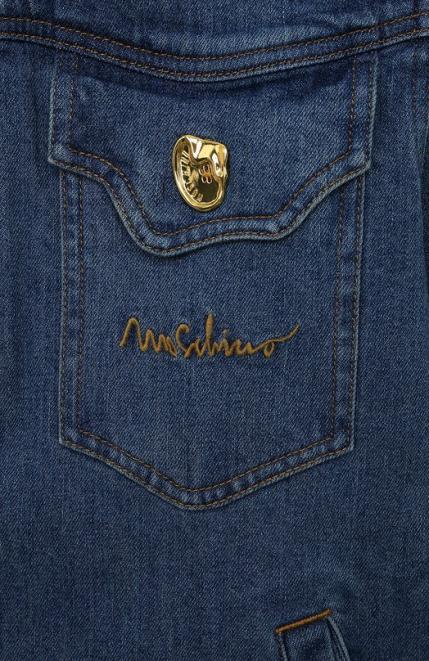 Джинсовая рубашка Moschino