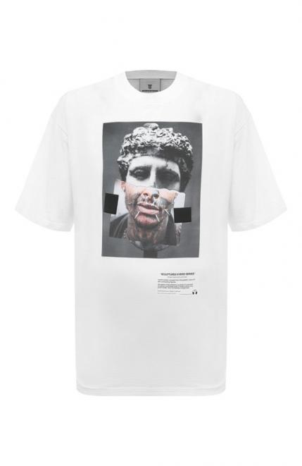 Хлопковая футболка Diego Venturino