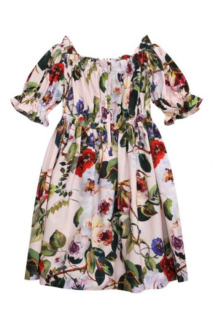 Хлопковое платье Dolce&Gabbana