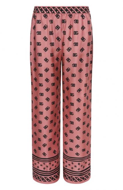 Шелковые брюки Dolce&Gabbana