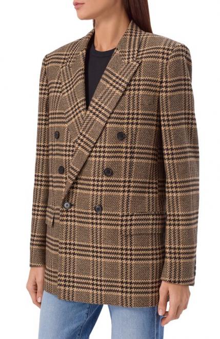 Жакет из шелка и кашемира Saint Laurent