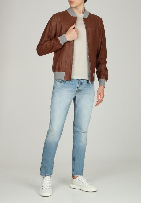 Кожаная куртка Eleventy