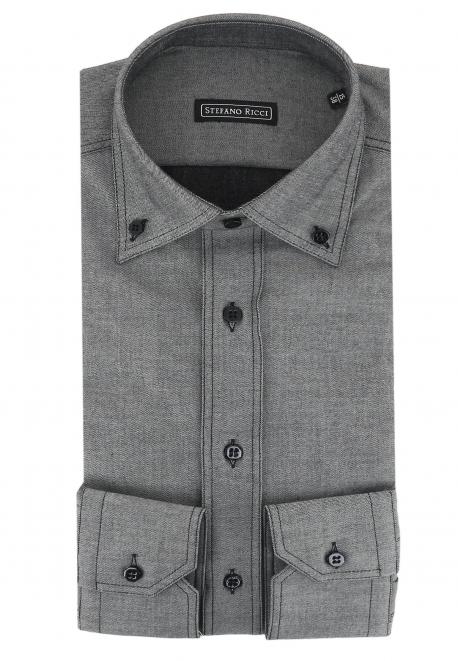 Хлопковая рубашка Stefano Ricci