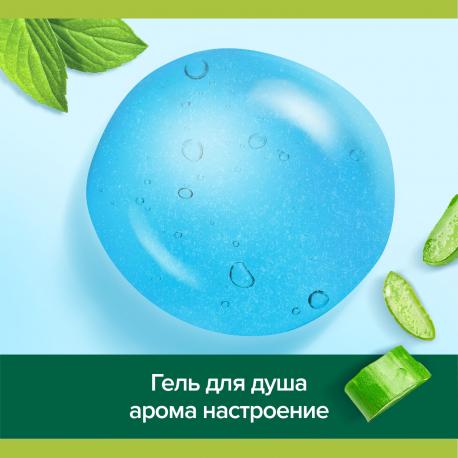 Гель для душа женский  Арома Настроение Твой Массаж с массажными микрочастицами (с солью Мертвого Моря, Алоэ Вера и Мятой) 750 мл PALMOLIVE