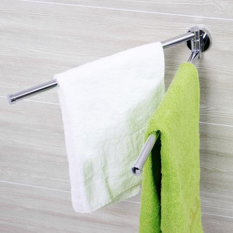 Держатель полотенец рога  латунь хром Wasserkraft