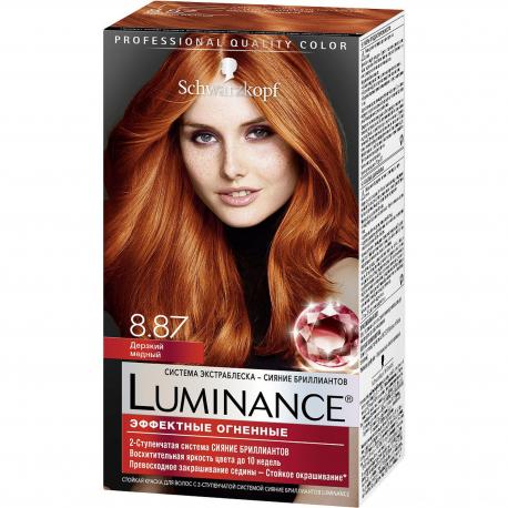 Краска для волос  Luminance Color 8.87 Дерзкий медный Schwarzkopf