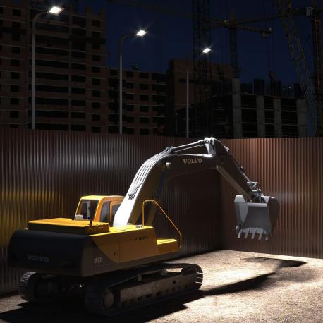 Прожектор светодиодный  LED 100W 7000lm IP65 6500К белый 1/12 Gauss