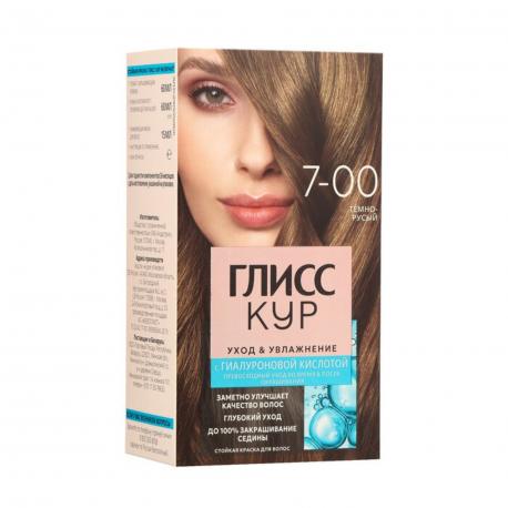 Краска для волос  7-00 Темно-русый GLISS KUR