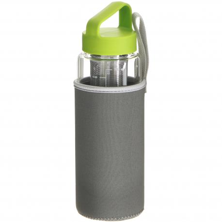 Эко-бутылка с фильтром и чехлом  750 мл стекло Everblooming