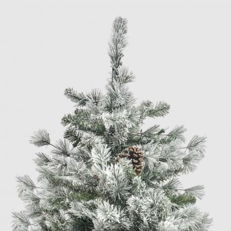 Елка новогодняя  Elkhorn flocked pine 274 см Snow melody