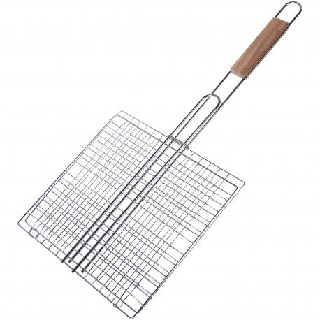 Решетка для гриля  деревянная ручка 55x22x27 см Keyo