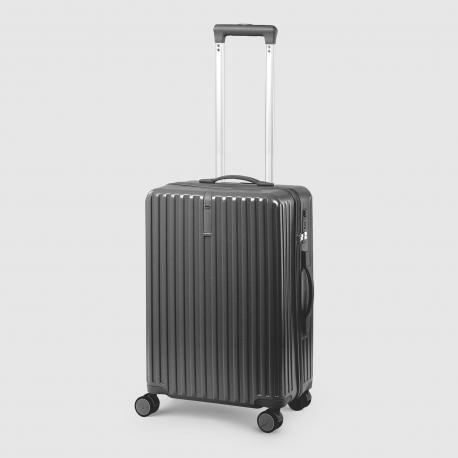 Чемодан  антрацит 38х22х57 см Zhongshan Silk