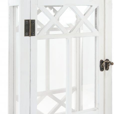 Фонарь-подсвечник  белый 24,5х18,5х56 см Minhou lisheng