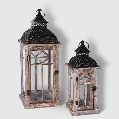 Фонарь-подсвечник  16.5х16.5х43 см Minhou lisheng