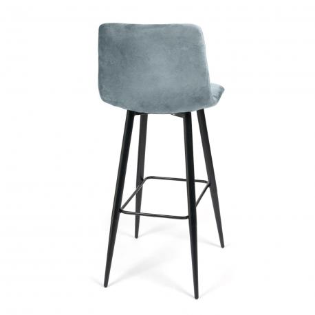 Стул барный ТС 50х44х104 см серый TC