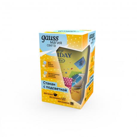 Светодиодный стакан  LCUP LC002 Birthday Gauss