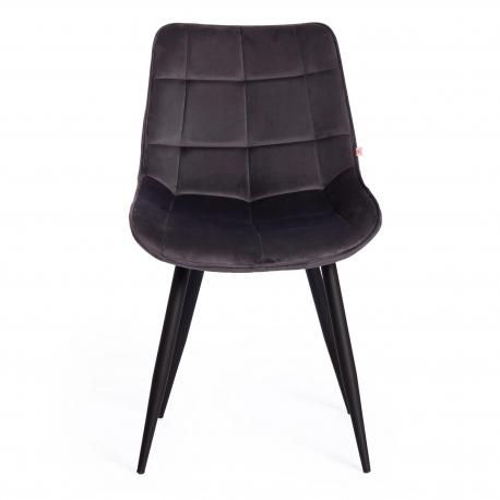 Стул  Abruzzo 42x60x84x49 см серый вельвет TC