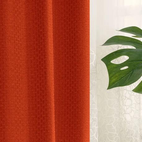 Шторы  Иман оранжевый 200х270 см 2 предмета DAILY by Togas