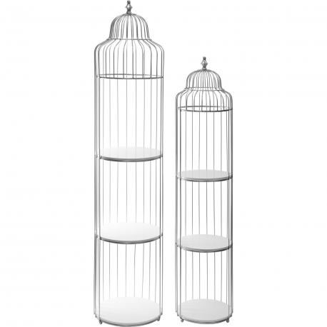 Стеллажи  набор 2 предмета 36х36х160 см 30х30х133 см ГЛАСАР