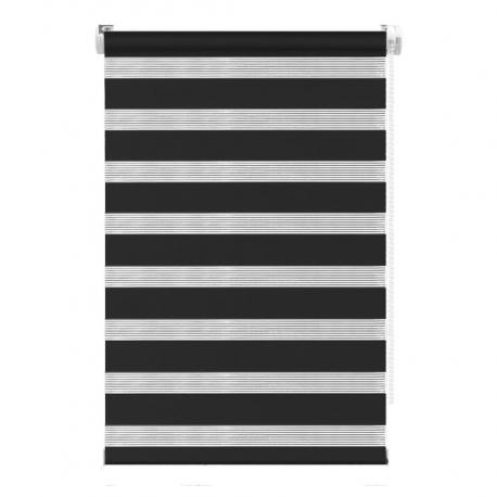 Рулонная штора FiхLine Amigo Base День-Ночь 75х160 см Черный FixLine Amigo